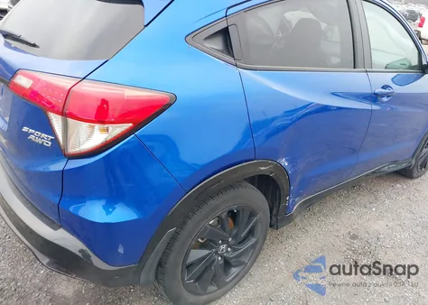 2022 Honda Hr-V Awd Sport из США, поврежденный, VIN 3CZRU6H16NM732210